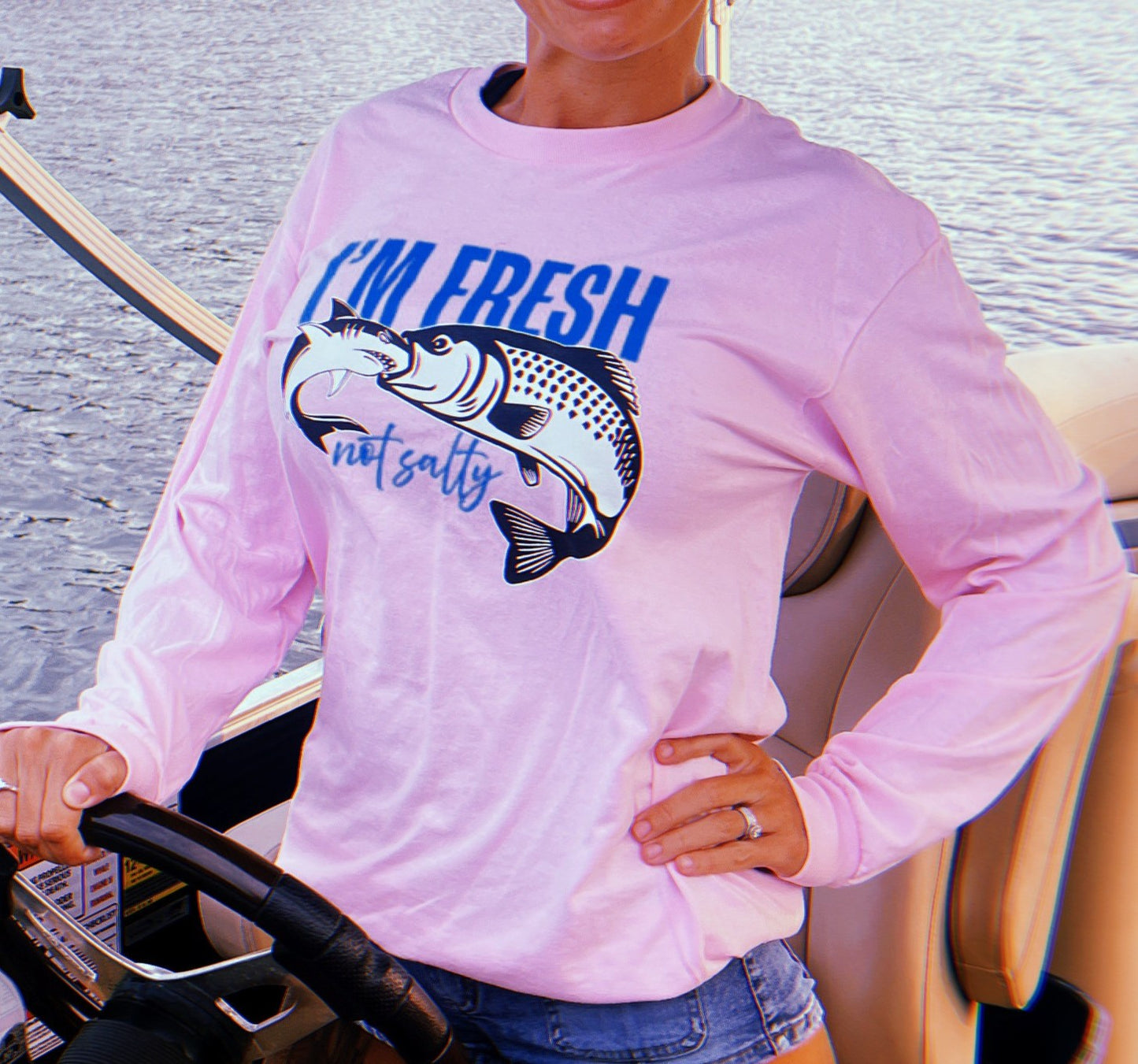 I'm Fresh Not Salty Pink Long Sleeve